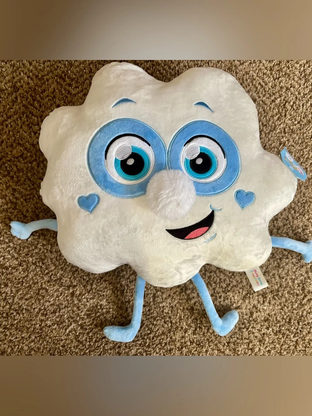 13” Happy Clouds Plush Cloud